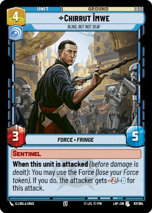 Chirrut Îmwe - Blind, but not Deaf