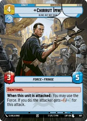 Chirrut Îmwe - Blind, but not Deaf