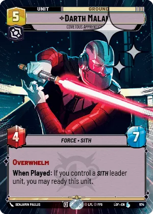 Darth Malak - Covetous Apprentice