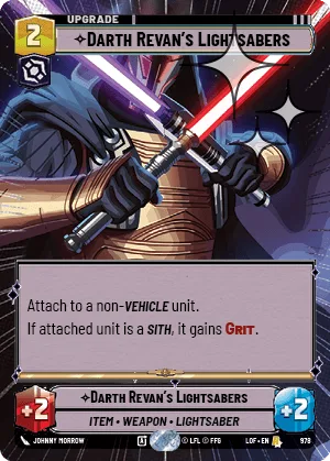 Darth Revan's Lightsabers