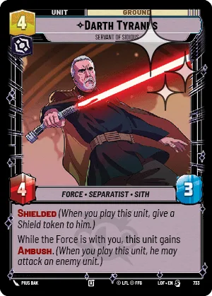 Darth Tyranus - Servant of Sidious