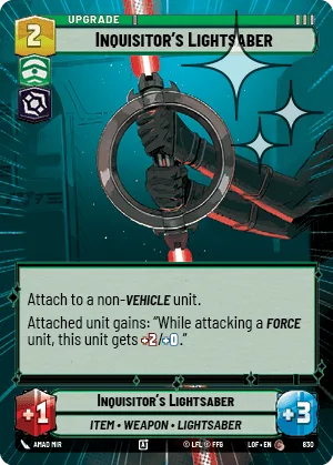 Inquisitor's Lightsaber