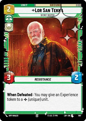 Lor San Tekka - Secret Keeper