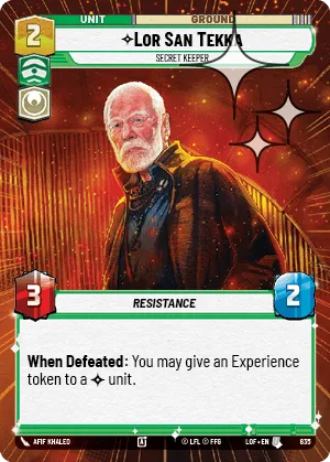 Lor San Tekka - Secret Keeper