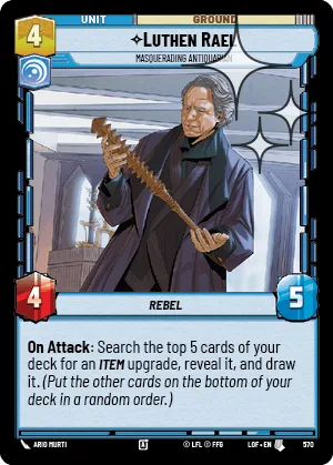 Luthen Rael - Masquerading Antiquarian