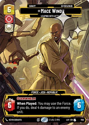 Mace Windu - Leaping into Action