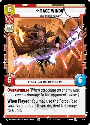 Mace Windu - Leaping into Action