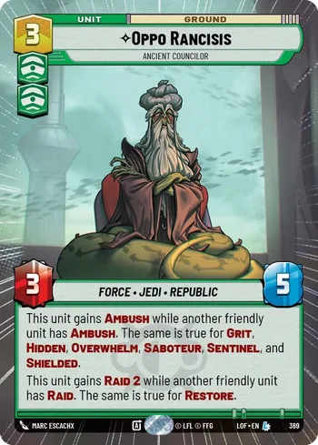 Oppo Rancisis - Ancient Councilor