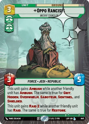 Oppo Rancisis - Ancient Councilor