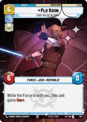 Plo Koon - I Don't Believe in Chance