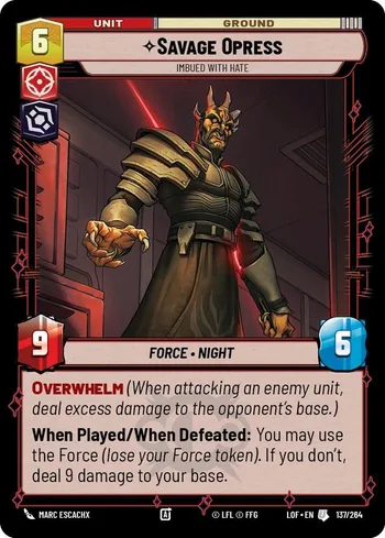 Savage Opress - Imbued With Hate