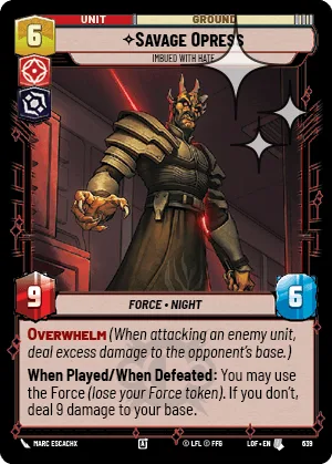 Savage Opress - Imbued With Hate