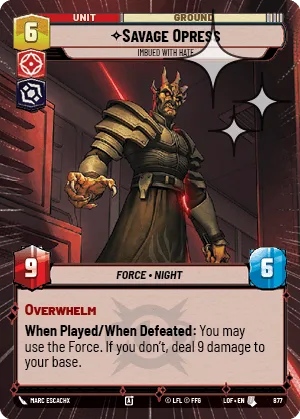 Savage Opress - Imbued With Hate