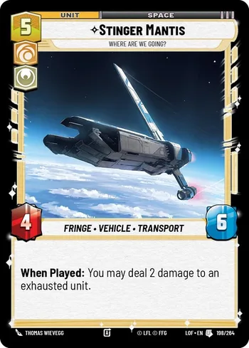 Stinger Mantis - Where Are We Going?