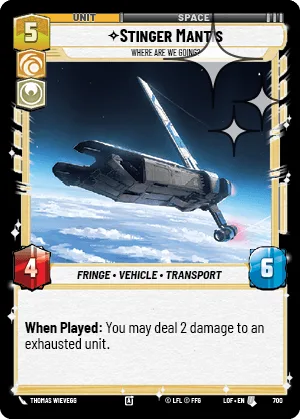 Stinger Mantis - Where Are We Going?