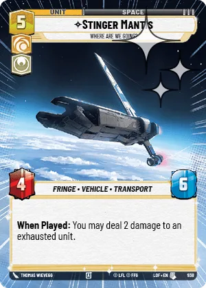 Stinger Mantis - Where Are We Going?