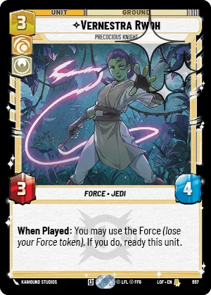 Vernestra Rwoh - Precocious Knight