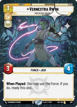 Vernestra Rwoh - Precocious Knight