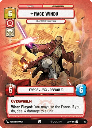 Mace Windu - Leaping into Action