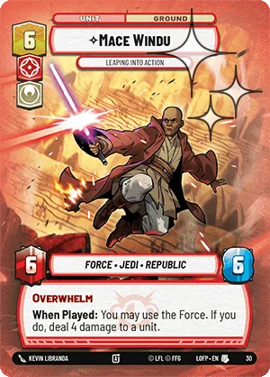Mace Windu - Leaping into Action