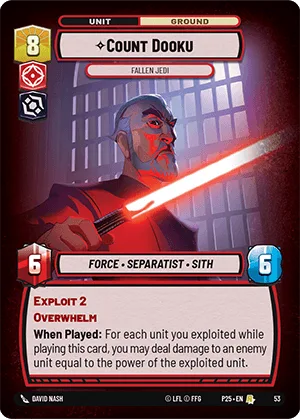 Count Dooku - Fallen Jedi