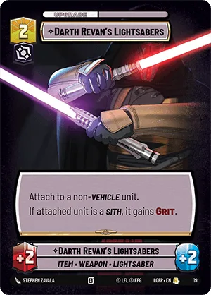Darth Revan's Lightsabers