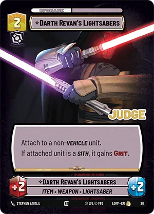 Darth Revan's Lightsabers