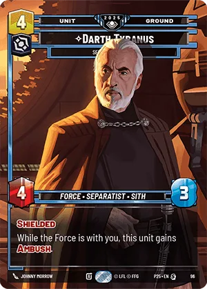 Darth Tyranus - Servant of Sidious