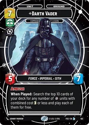 Darth Vader - Commanding the First Legion