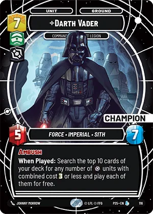 Darth Vader - Commanding the First Legion