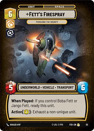 Fett's Firespray - Pursuing the Bounty