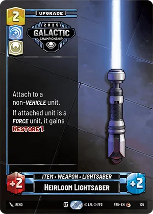 Heirloom Lightsaber