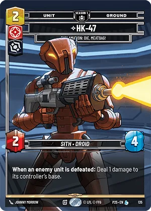 HK-47 - Exclamation: Die, Meatbag!