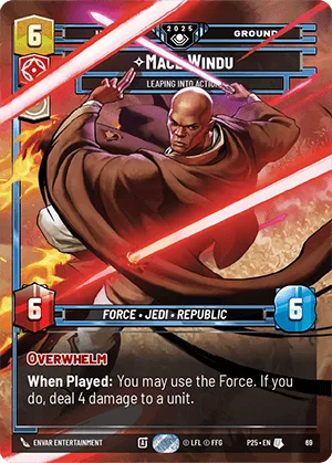Mace Windu - Leaping into Action