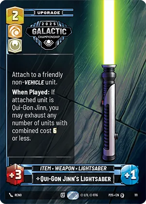 Qui-Gon Jinn's Lightsaber