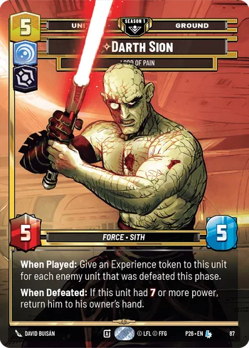 Darth Sion - Lord of Pain