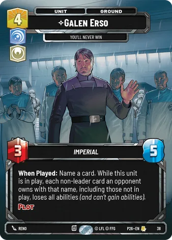 Galen Erso - You'll Never Win