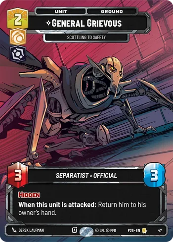 General Grievous - Scuttling to Safety
