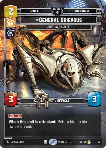 General Grievous - Scuttling to Safety