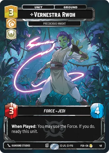 Vernestra Rwoh - Precocious Knight