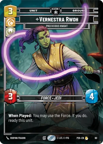 Vernestra Rwoh - Precocious Knight