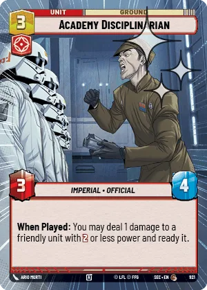 Academy Disciplinarian