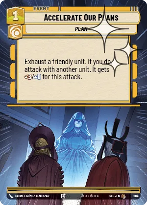 Accelerate Our Plans