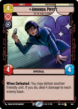 Arihnda Pryce - On the Road to Power