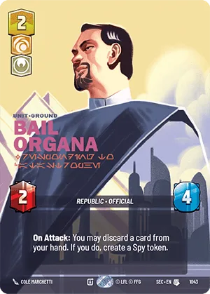 Bail Organa - Responding to Catastrophe