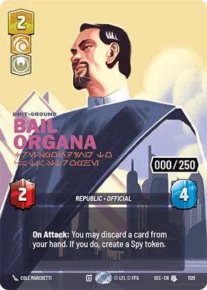 Bail Organa - Responding to Catastrophe