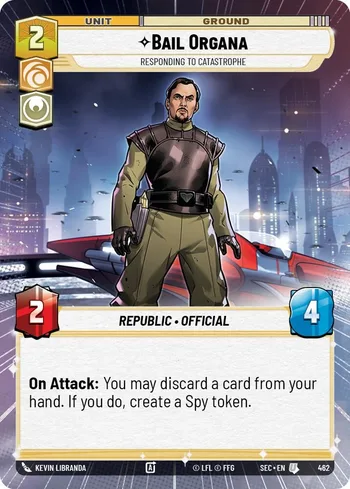 Bail Organa - Responding to Catastrophe