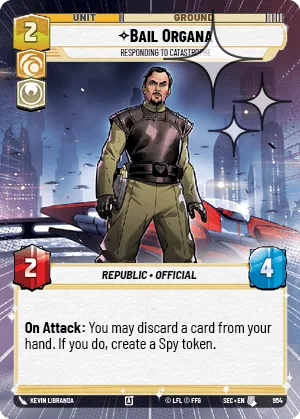 Bail Organa - Responding to Catastrophe