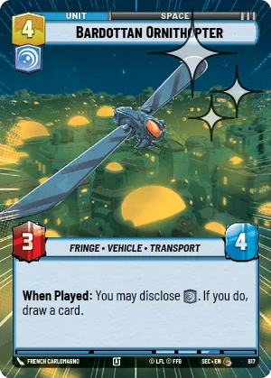 Bardottan Ornithopter