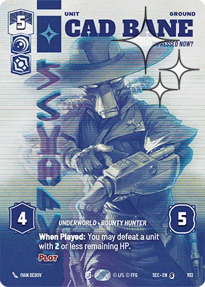 Cad Bane - Impressed Now?